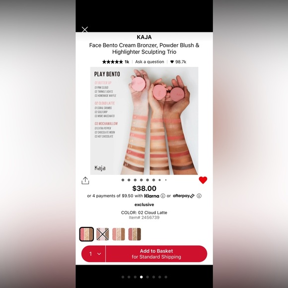 2xKAJA face bento sculpting trio k-beauty makeup - Picture 4 of 8